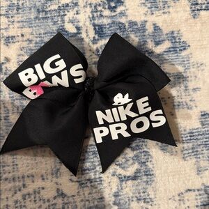 Nike Black and White Cheer Bow